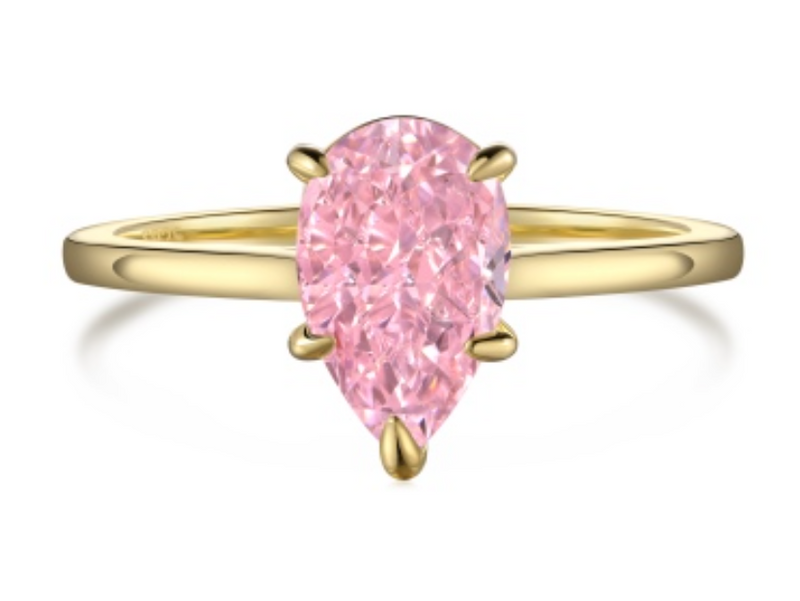 Radiant Pear Classic Ring