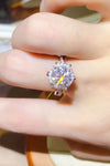 2 Carat Moissanite 925 Sterling Silver Ring