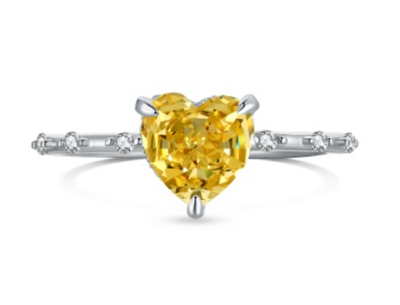 Heart's Desire Solitaire Ring