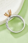 1 Carat Moissanite 925 Sterling Silver Ring