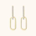 925 Sterling Silver Moissanite Earrings