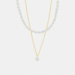 Double-Layered Freshwater Pearl Necklace