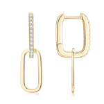 925 Sterling Silver Moissanite Earrings