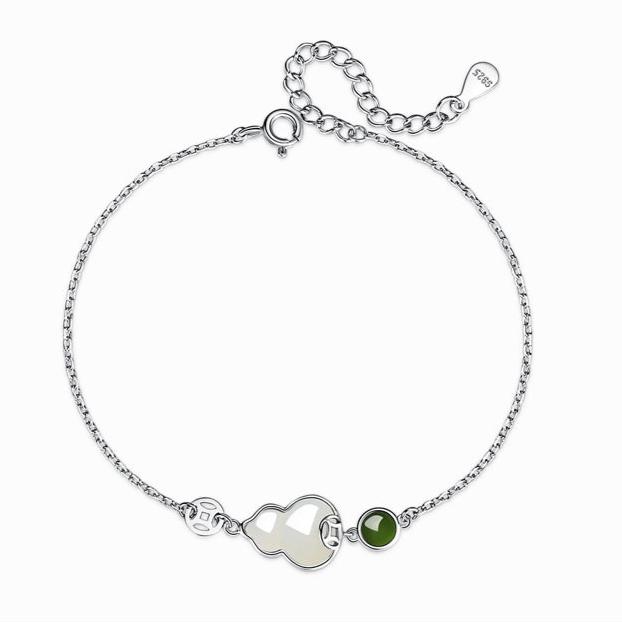 Cloud Jade Charm Bracelet