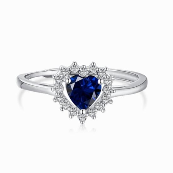 Radiant Heart Charm Ring