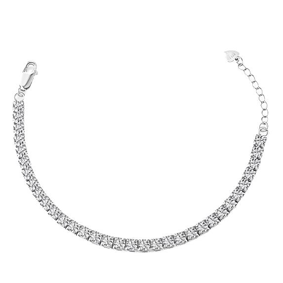 Radiant Zircon Tennis Bracelet