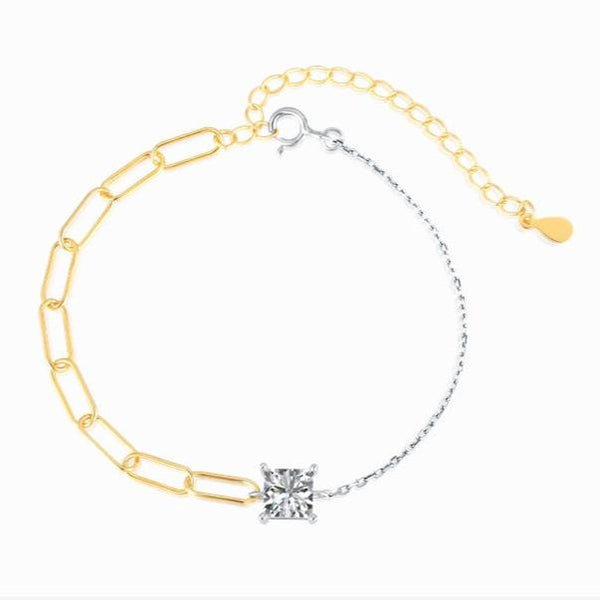 Square Elegance Link Bracelet