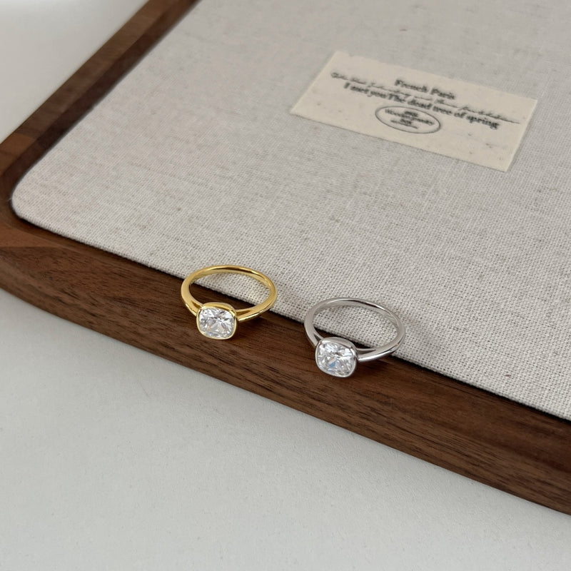 Classic Cushion Cut Duo Ring