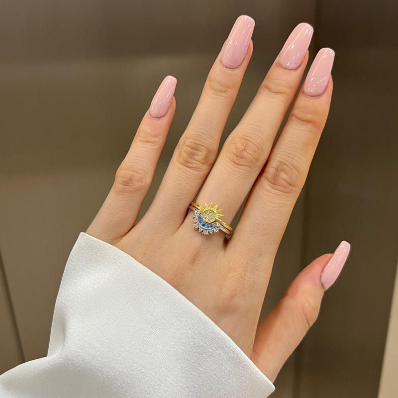 Celestial Harmony Ring Set