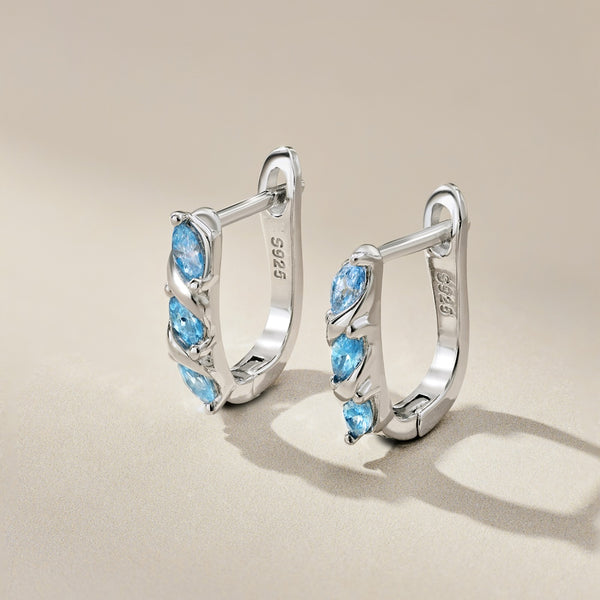 Ocean Breeze Marquise Earrings