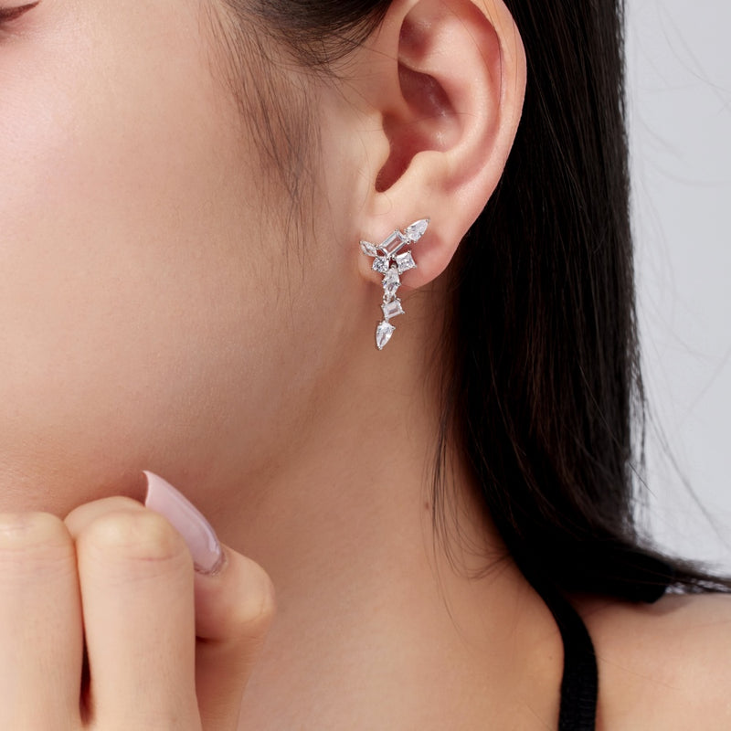 Stellar Radiance Drop Earrings