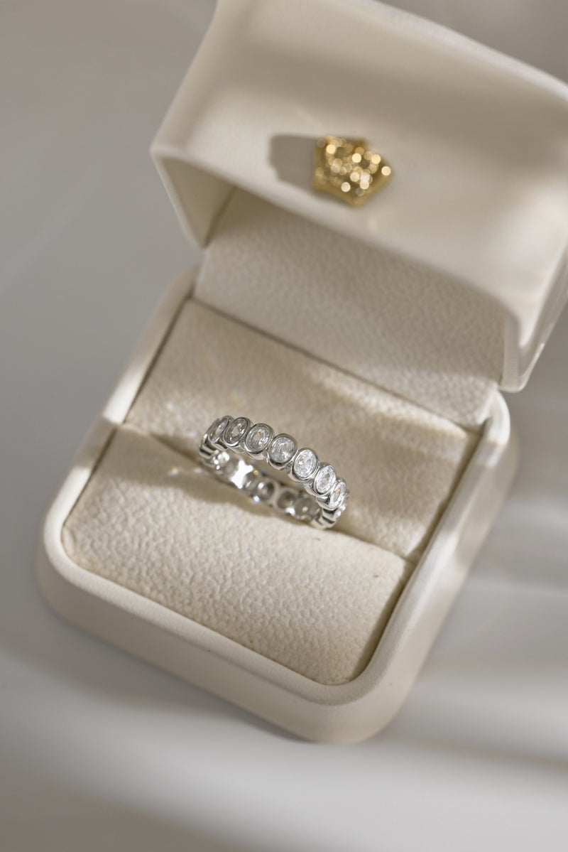 Oval Eternity Zircon Ring