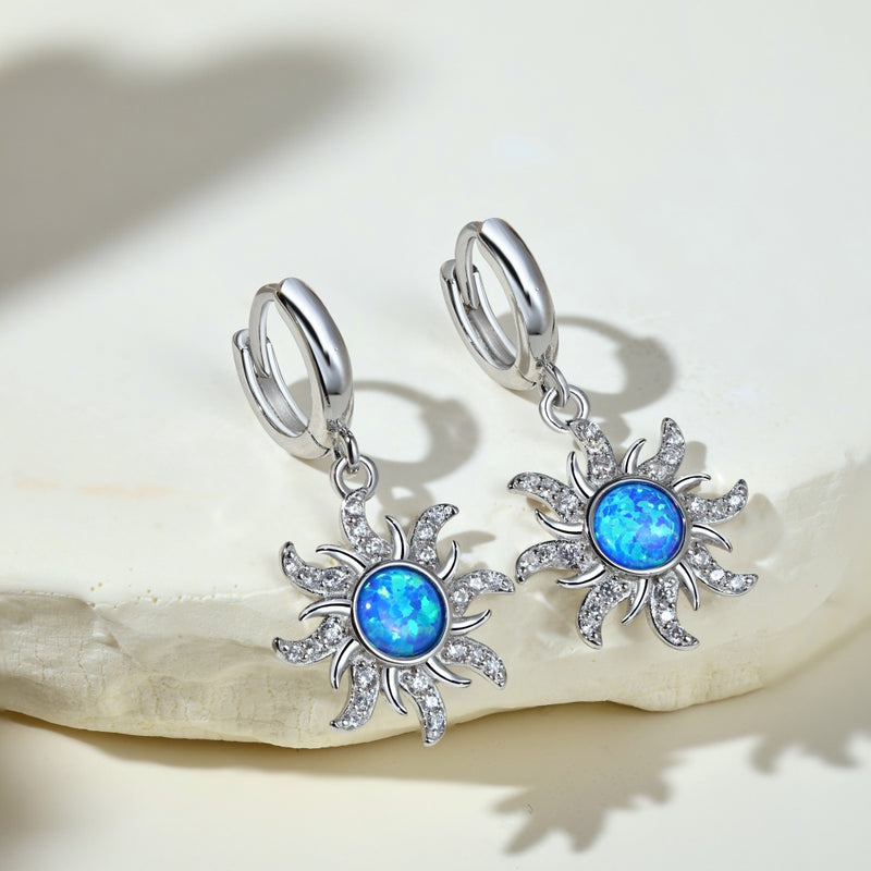 Sunlit Opal Radiance Earrings