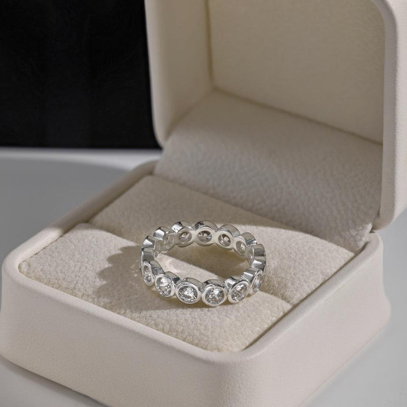 Elegant Circle Eternity Band