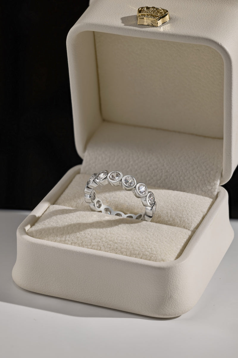 Elegant Circle Eternity Band