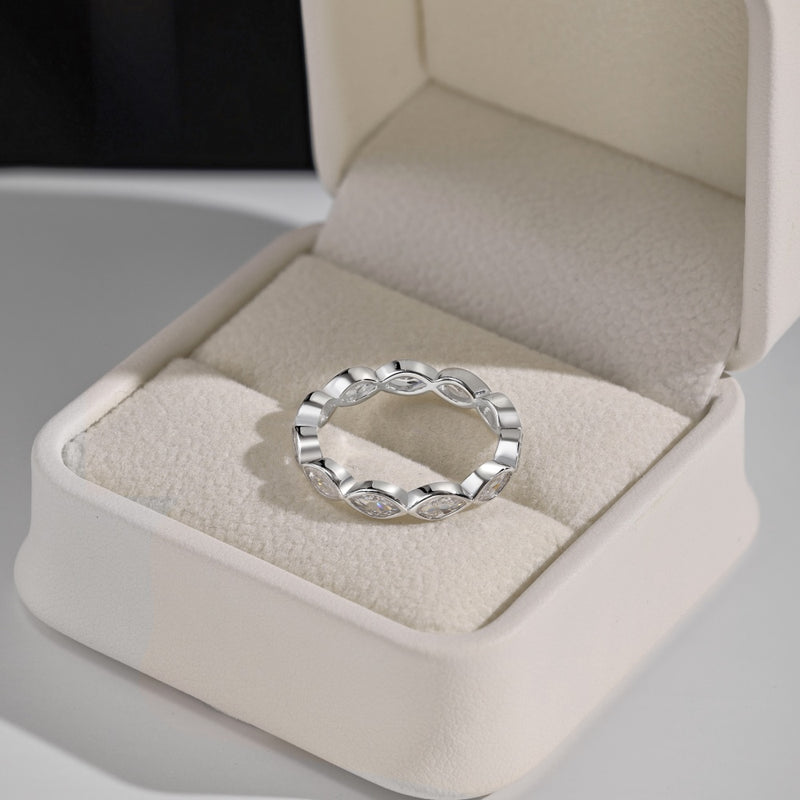 Marquise Elegance Eternity Ring