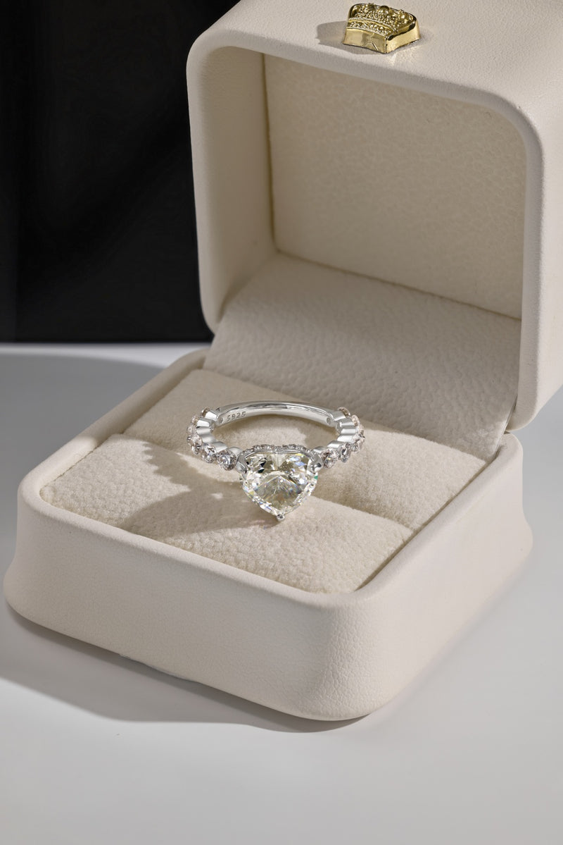 Radiant Heart-Cut Eternity Ring