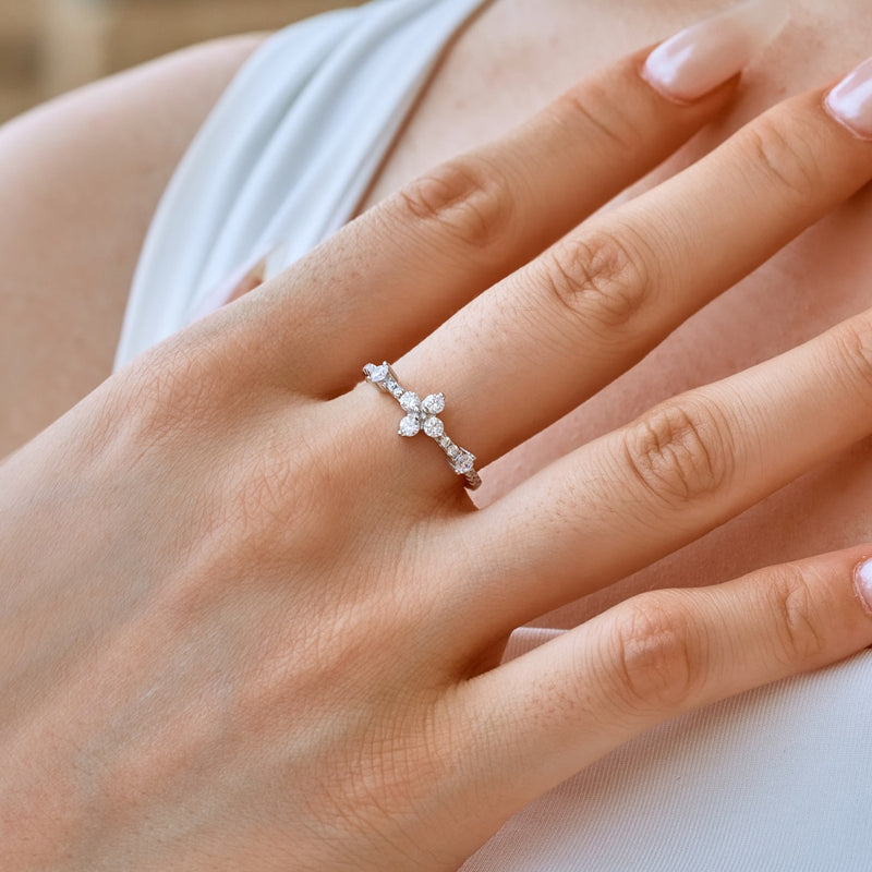 Blossom Zircon Ring