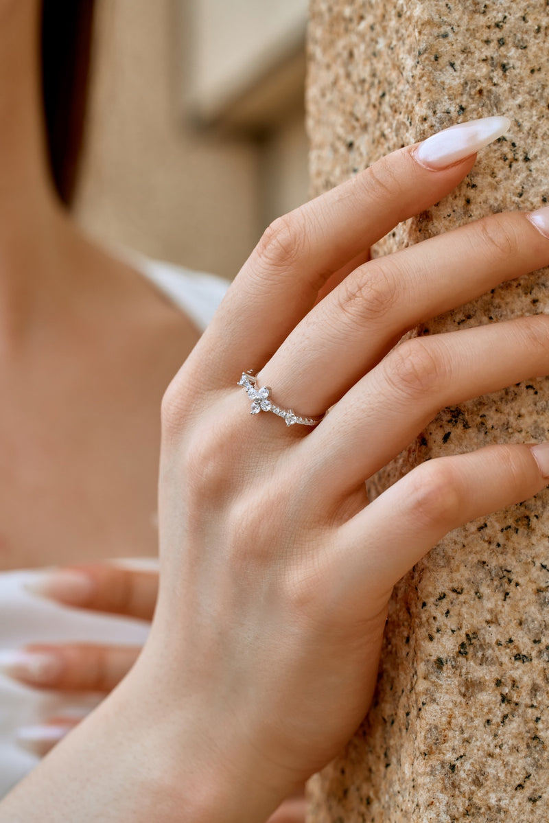 Blossom Zircon Ring