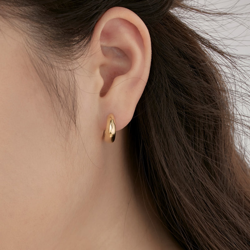 Geometric Elegance Hoop Earrings