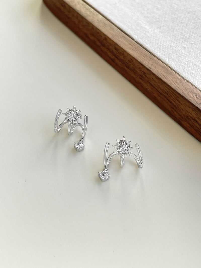 Stellar Snowflake Earrings