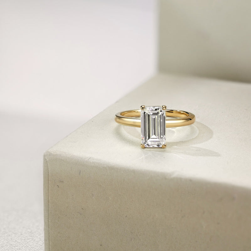 Elegance Emerald Cut Ring