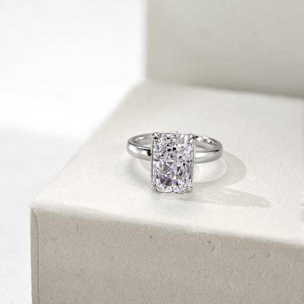 Radiant Rectangular Ring