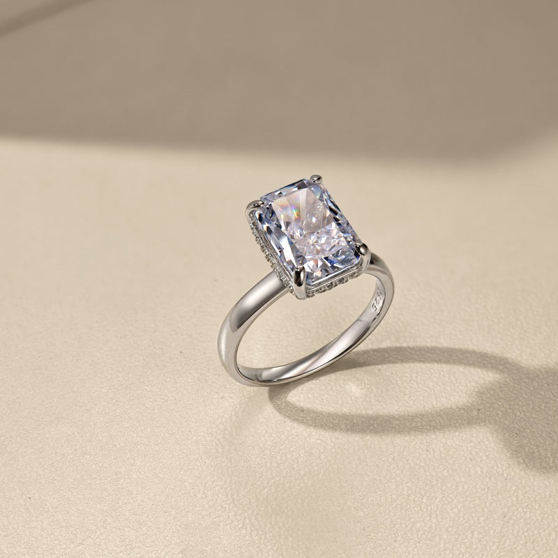 Radiant Rectangular Ring