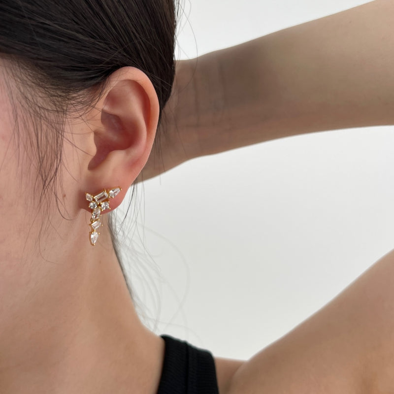 Stellar Radiance Drop Earrings