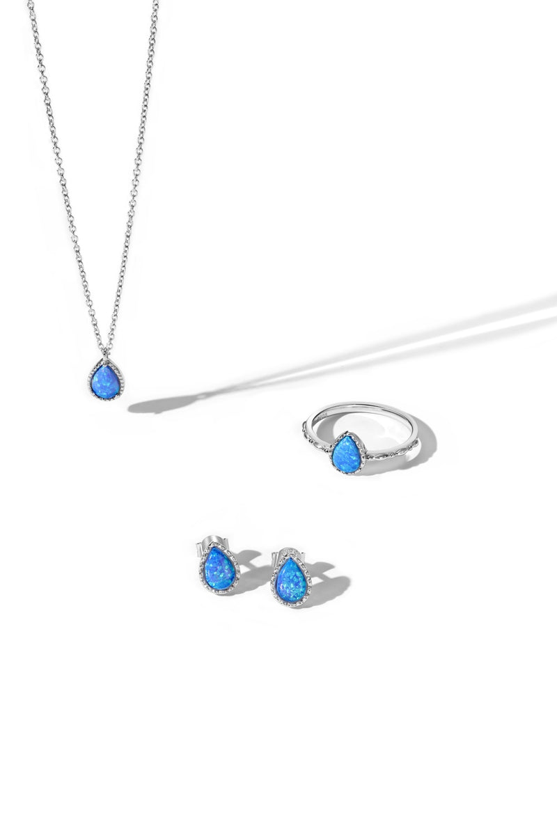 Oceanic Teardrop Jewelry Set