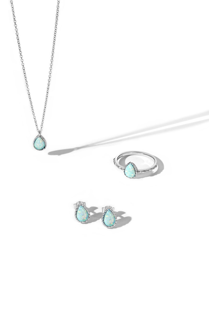 Oceanic Teardrop Jewelry Set