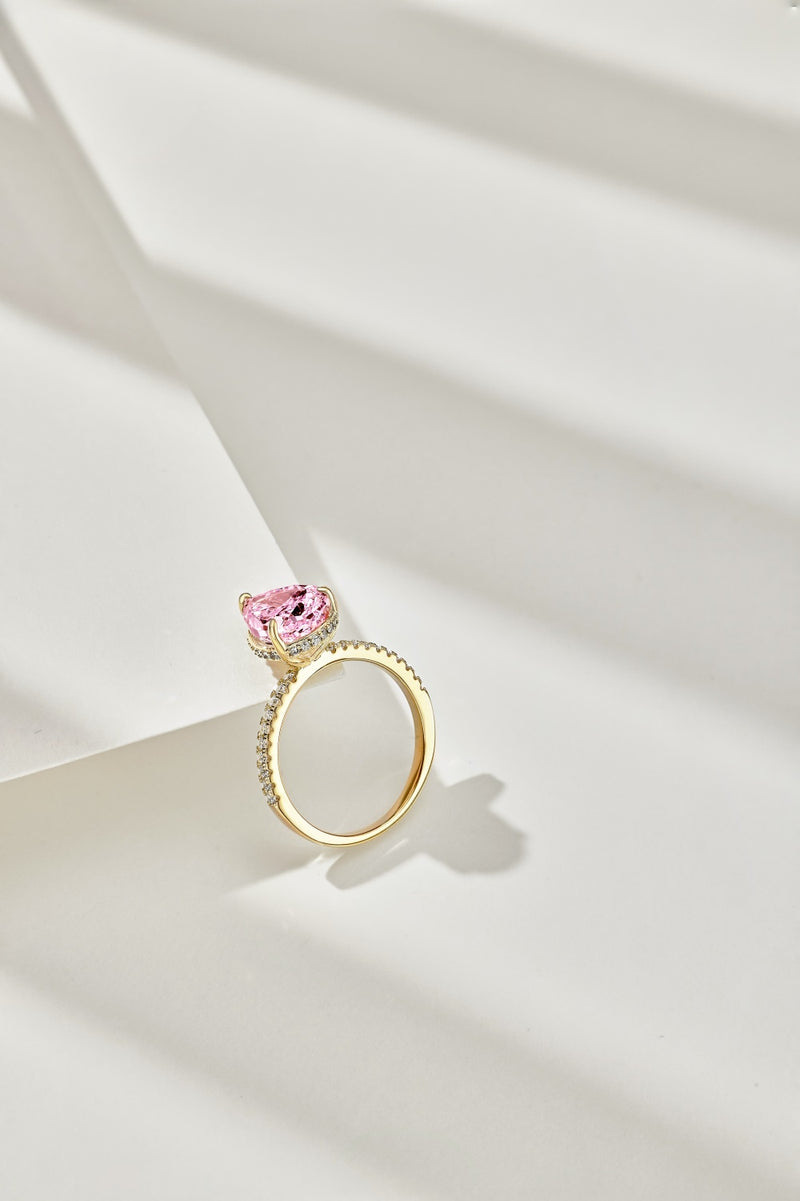 Pear Solitaire Gemstone Ring