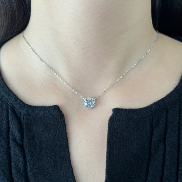 Brilliance Halo Necklace