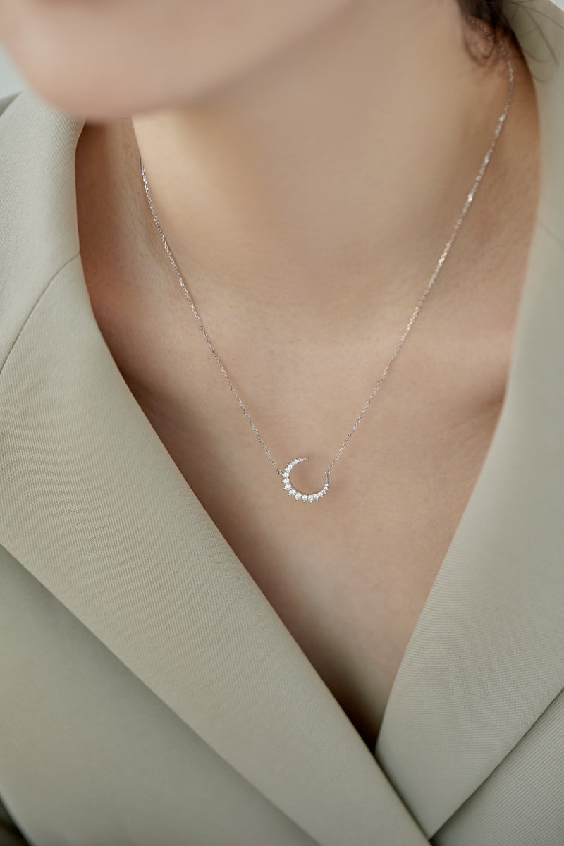 Celestial Crescent Necklace