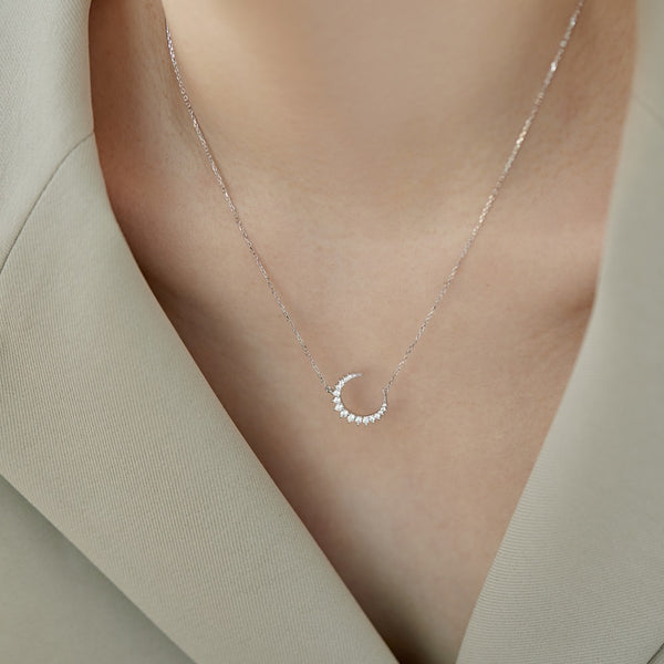 Celestial Crescent Necklace