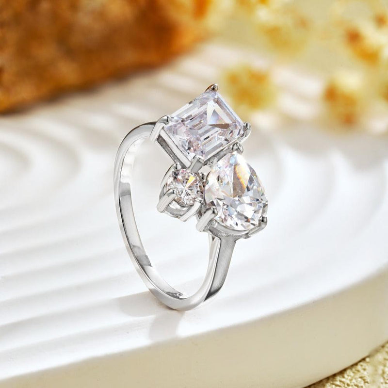 Trio Brilliance Radiant Cut Ring