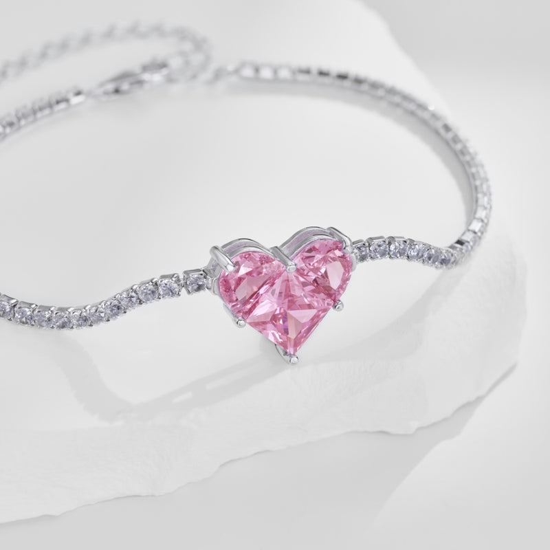 Pink Heart Radiance Bracelet