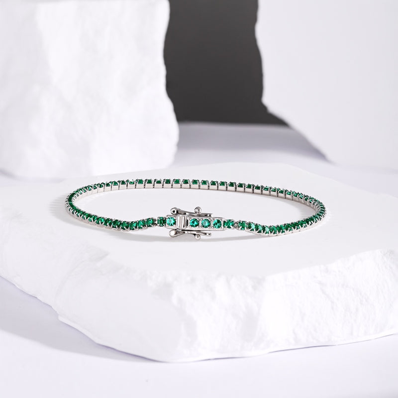 Emerald Grace Tennis Bracelet