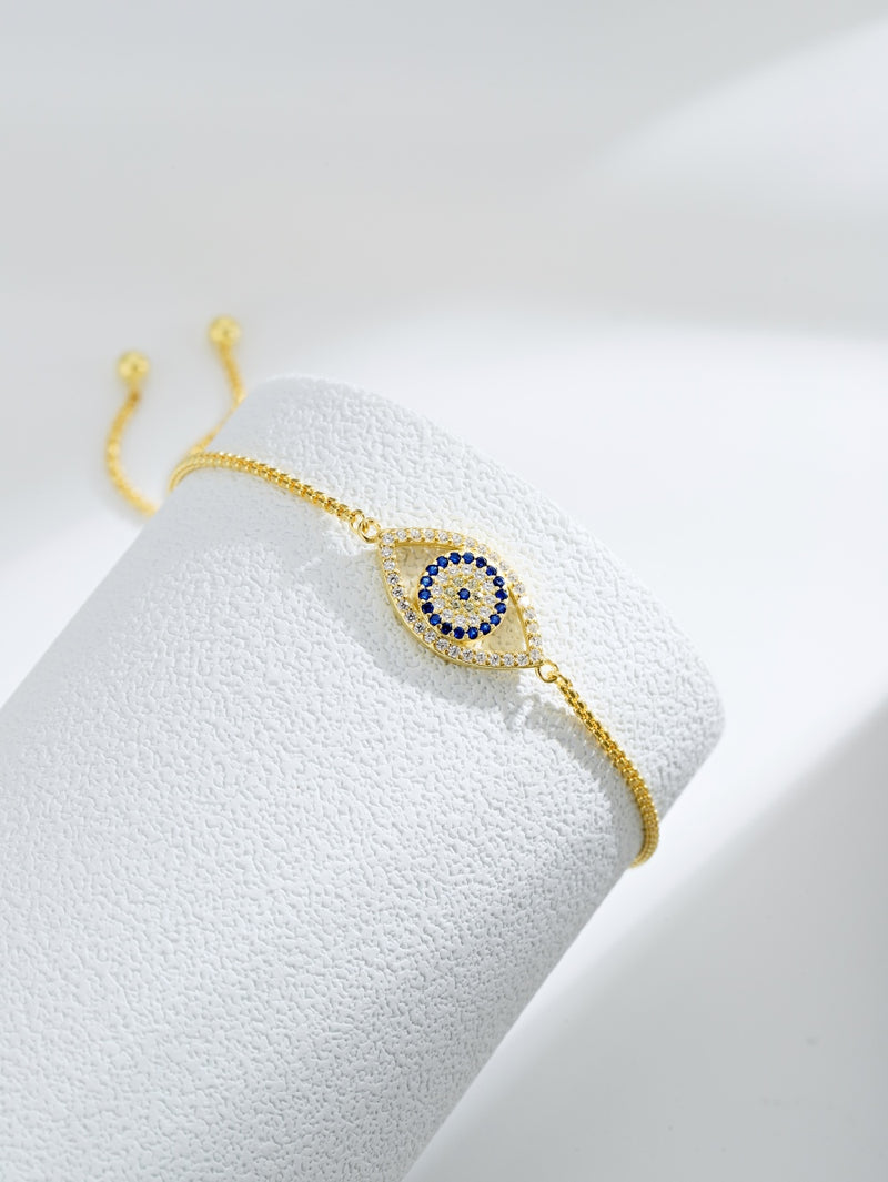 Sapphire Evil Eye Protection Bracelet