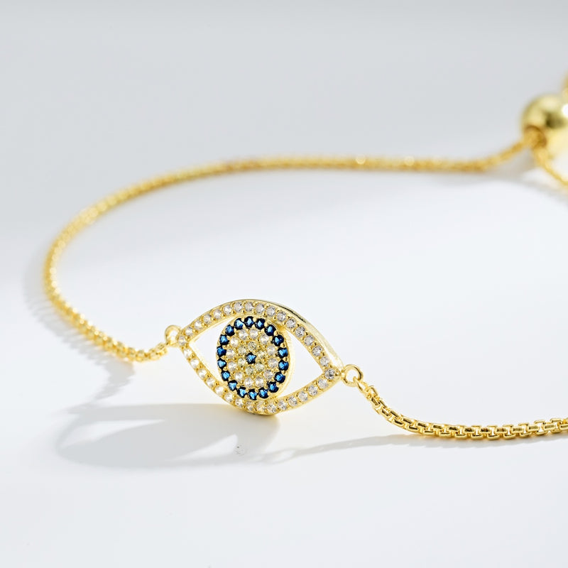 Sapphire Evil Eye Protection Bracelet