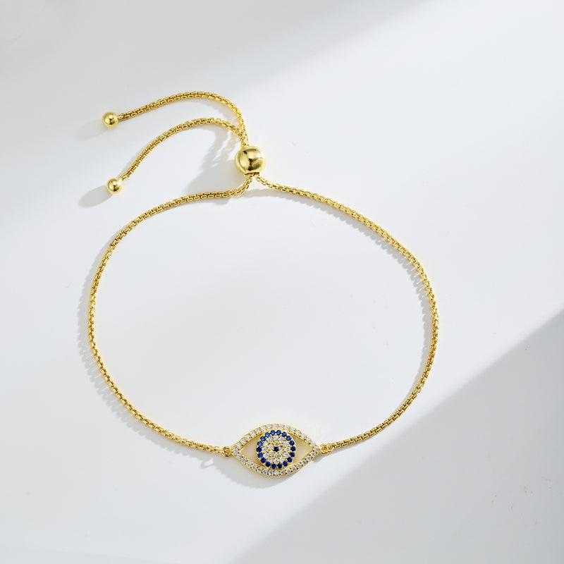 Sapphire Evil Eye Protection Bracelet