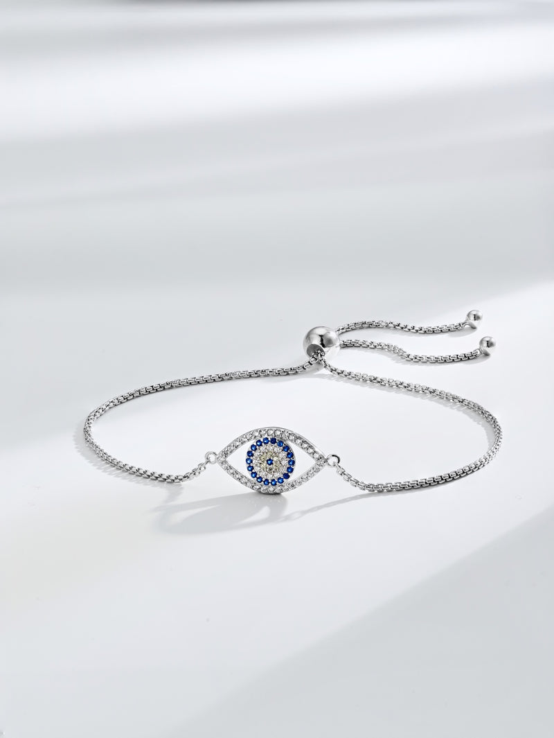 Sapphire Evil Eye Protection Bracelet