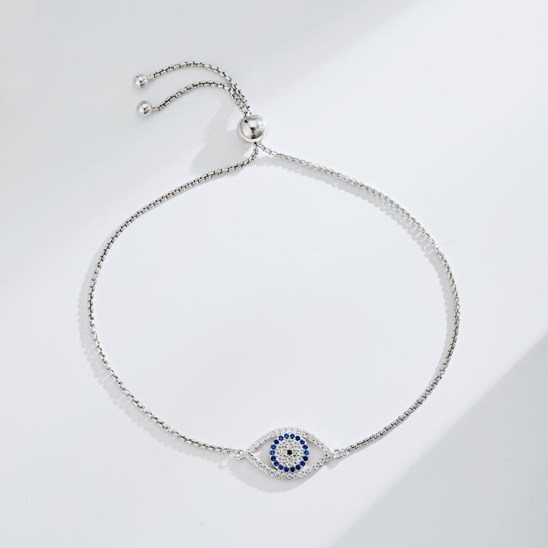 Sapphire Evil Eye Protection Bracelet