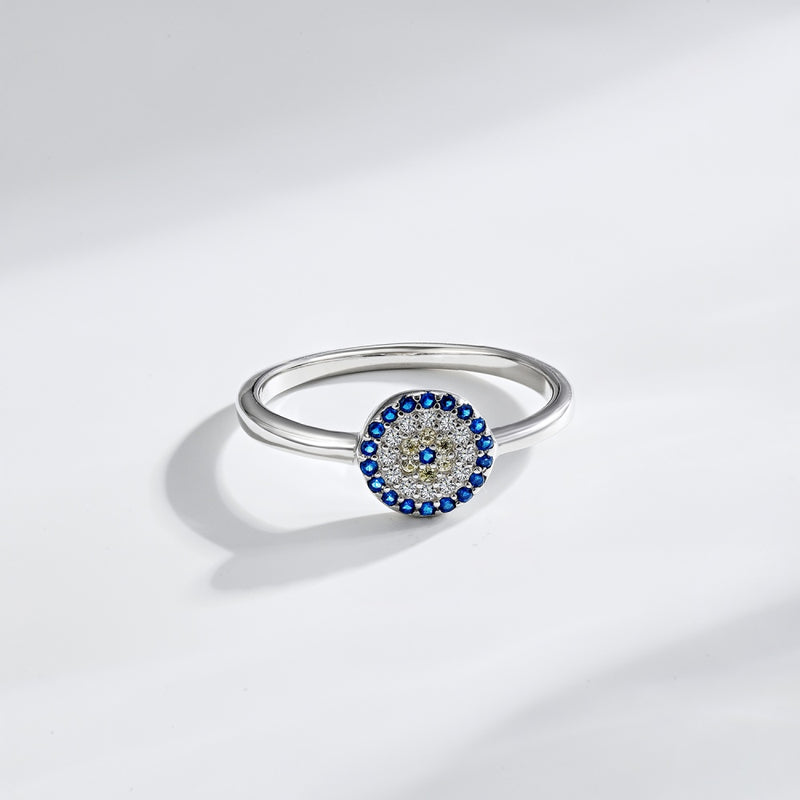 Evil Eye Zircon Ring