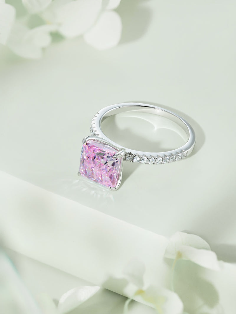 Radiant Square Elegance Ring