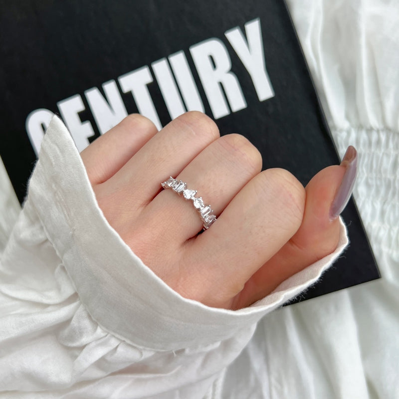 Golden Pear Eternity Band