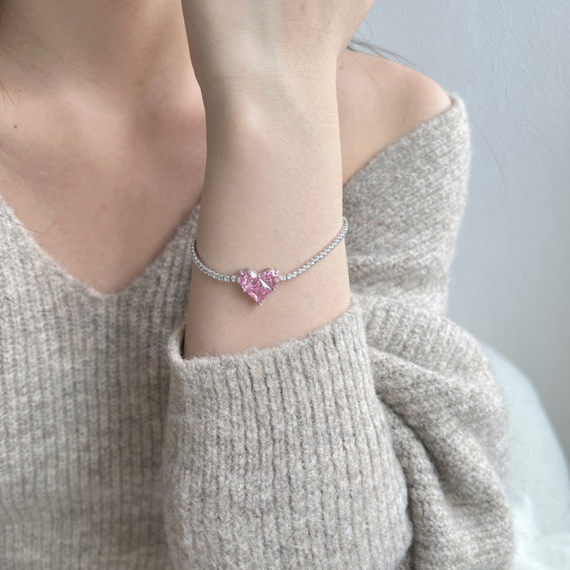 Pink Heart Radiance Bracelet