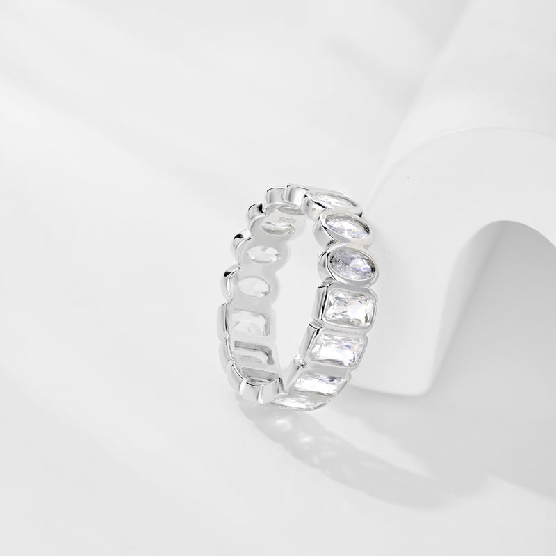 Dual Elegance Zircon Band