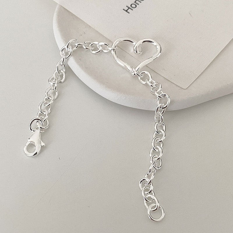 Heart Link Chain Bracelet