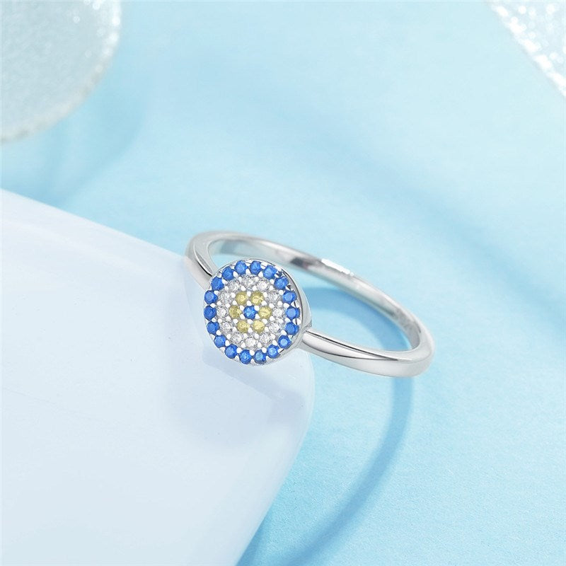 Evil Eye Zircon Ring